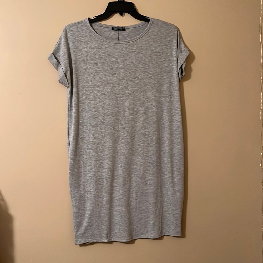 gray dress